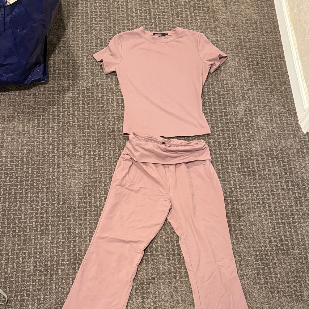 Casual Pink Lounge Set
